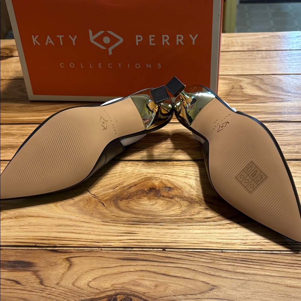 Katy Perry Collections Sling Back Softy Nappa coffee NWT - Picture 8 of 9